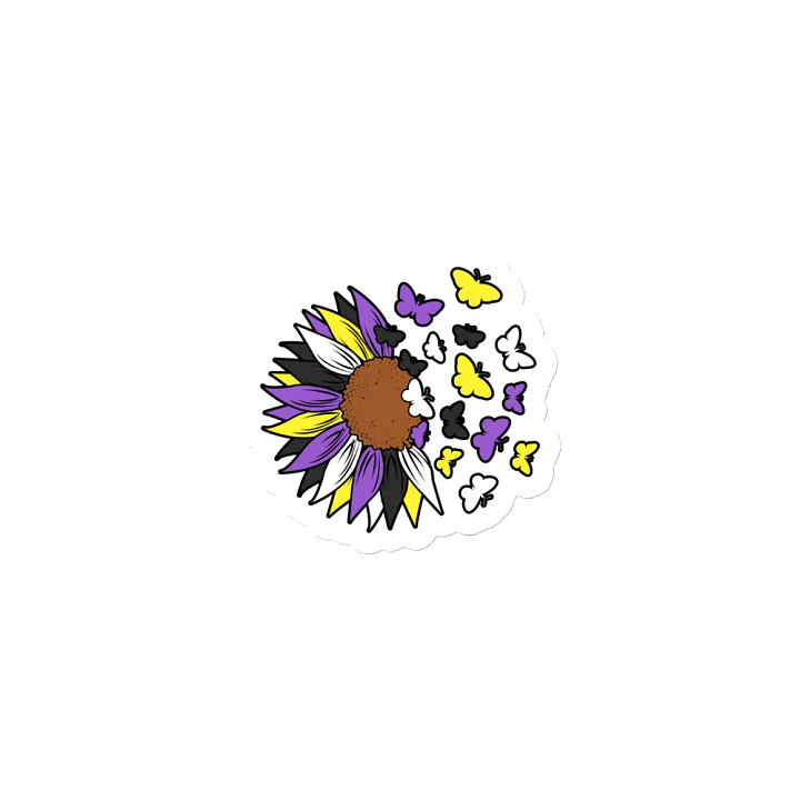 Non binary Sunflower Magnet product image (1)