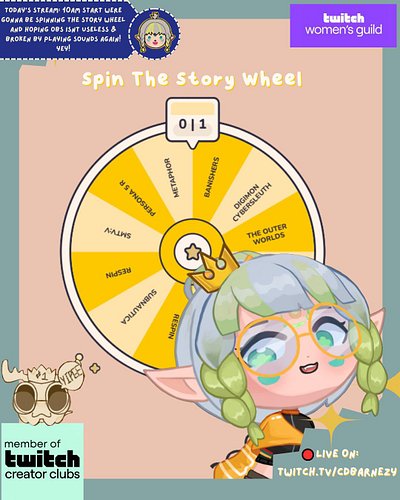 🔴LIVE🔴 TODAY'S STREAM: Yapping and Spinning The Story Wheel! Grab a drink & come hang out!

▶️New Short @ 8pm Edited by @/fuo...