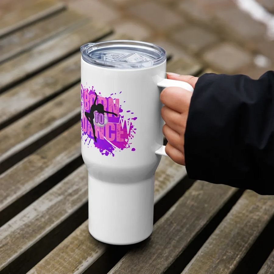 Born to Dance Her Silhouette Vibes Travel Mug product image (10)