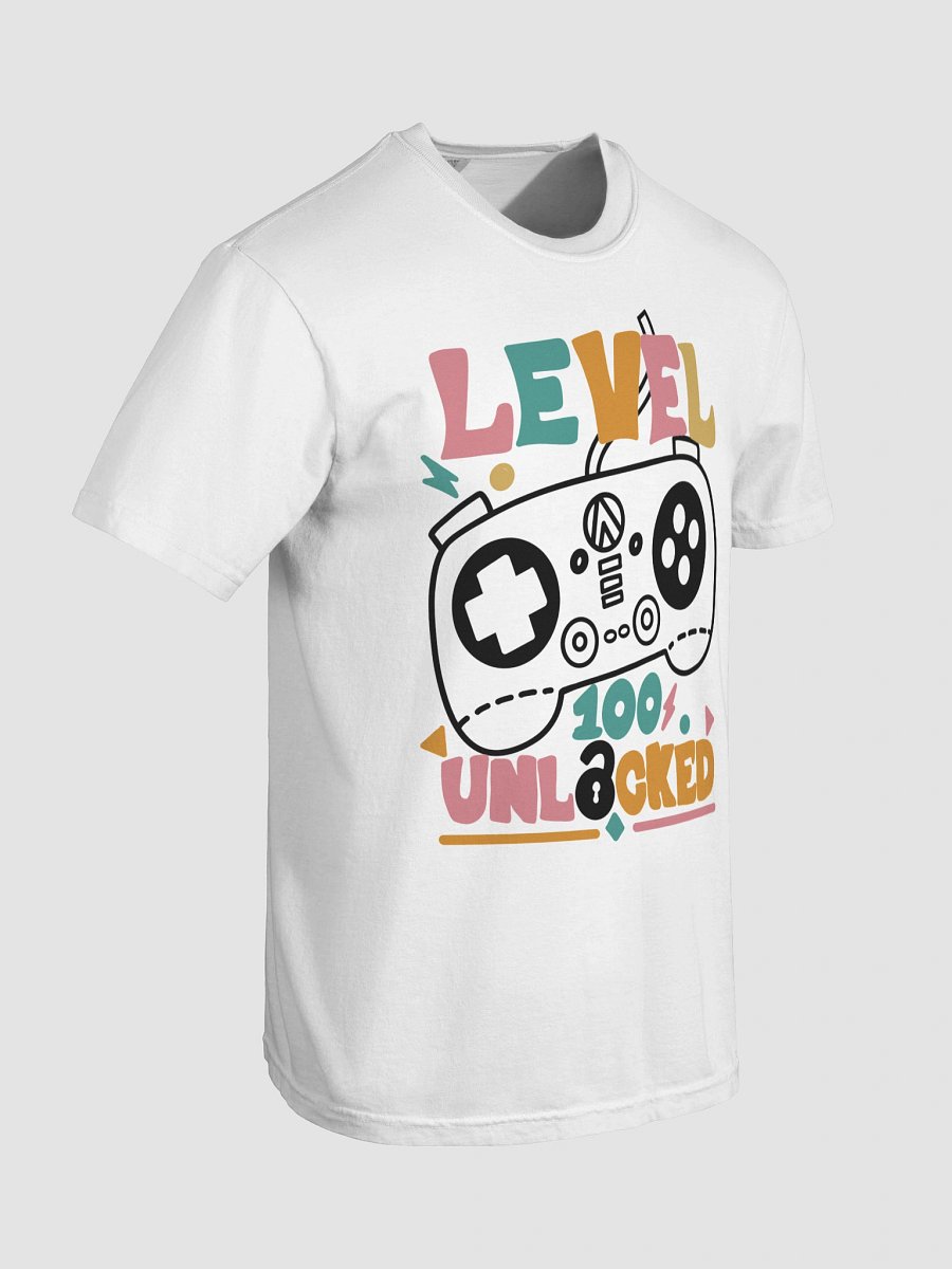 Level 100 Unlocked Gamer T-Shirt product image (8)