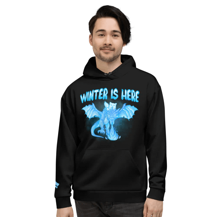 Black Winter is Here Hoodie - Front product image (1)