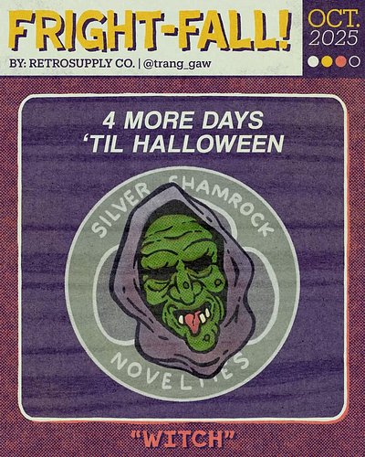 Halloween III: season of the witch is a gem, collect all three masks! Day 27 #frightfall2025 @retrosupply #retrosupply 
#hall...