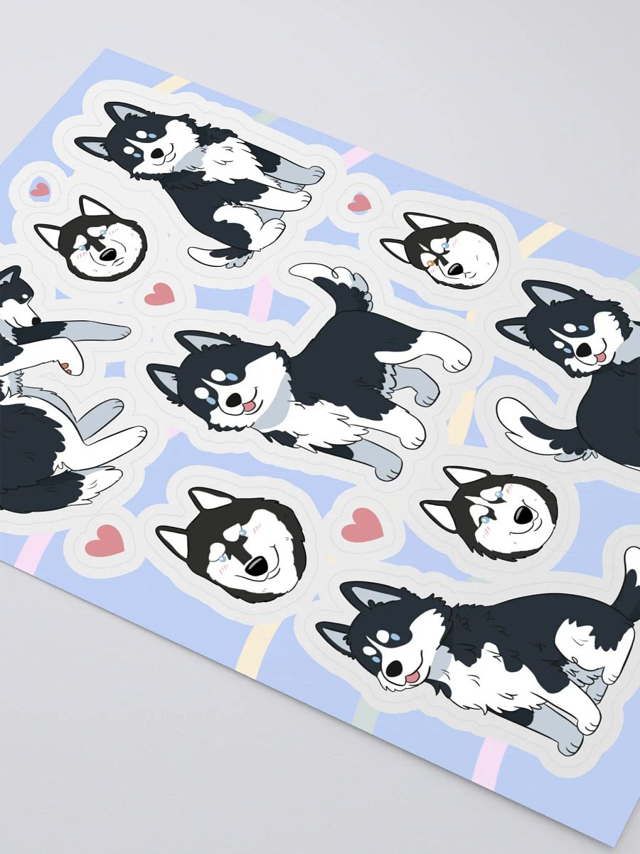 Husky Love Sticker Sheet product image (3)