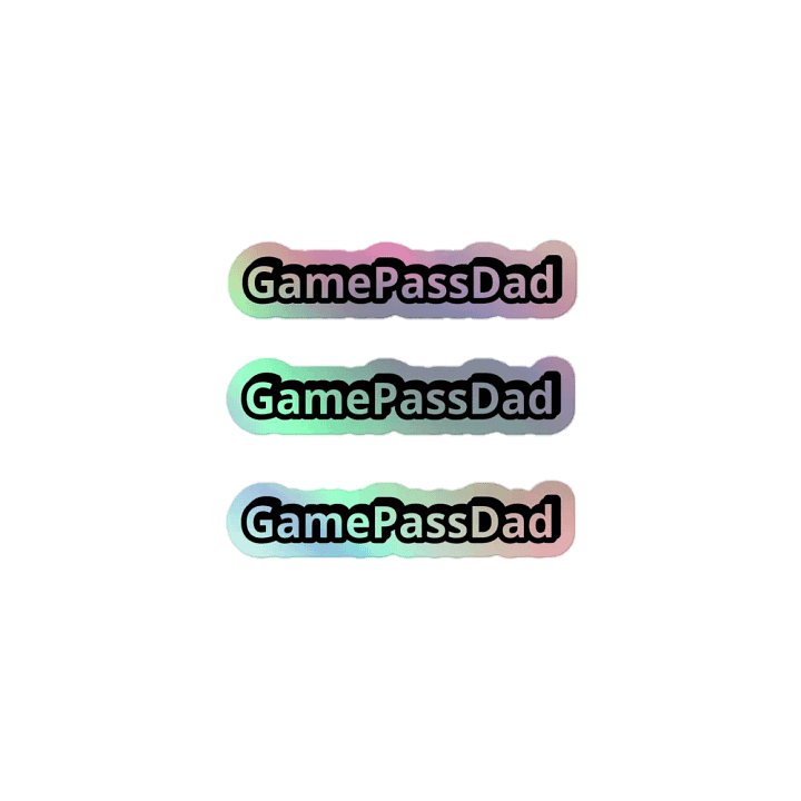 GamePassDad Holo Sticker (3pc) product image (2)