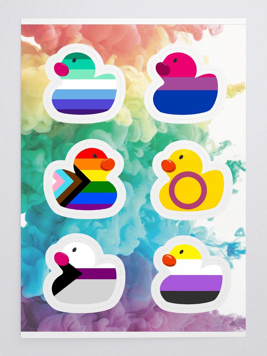 Pride Duck Stickers 2 product image (3)