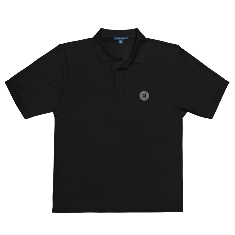 Kaspa Silver Logo Polo T-Shirt (unisex) product image (9)