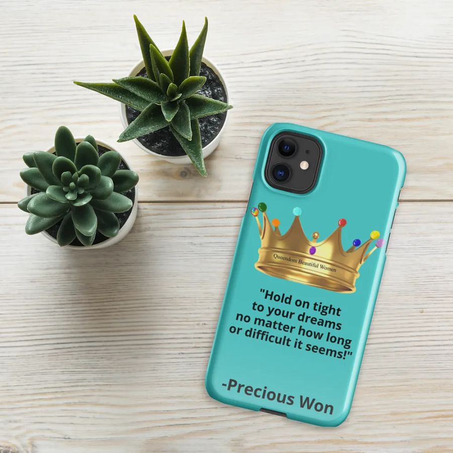 Queendom Beautiful Women iPhone® Snap Case (Turquoise) product image (6)