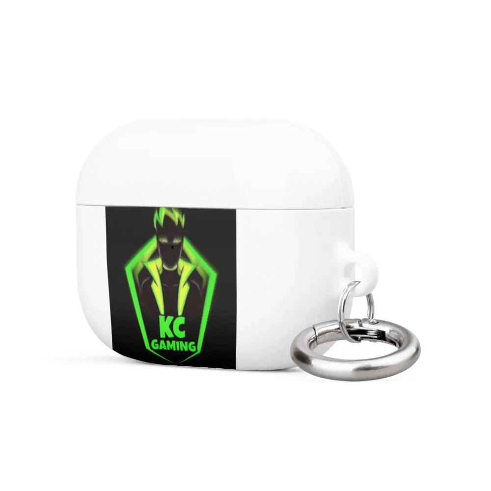 custom airpods case with kc gaming logo on it product image (9)