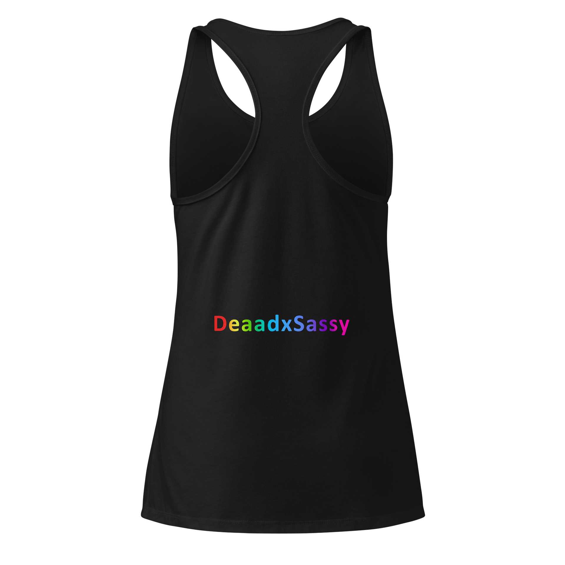 Rainbow QR Next Level Women's Racerback Tank Top product image (2)