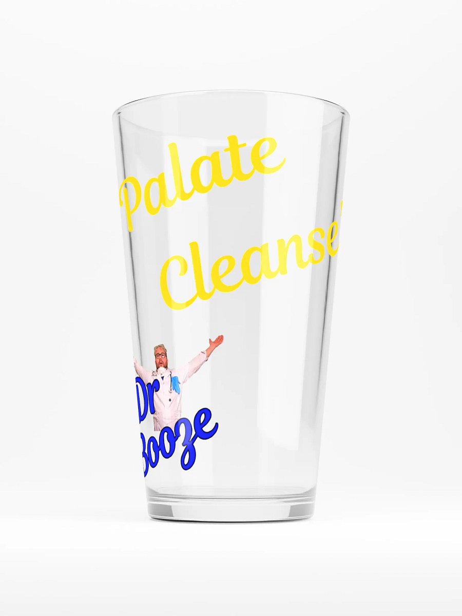 Dr Booze "Palate Cleanse" 16oz (US) Pint Glass product image (1)