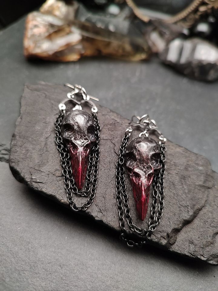Earrings Epoxica - Bloodbeak Crows product image (1)