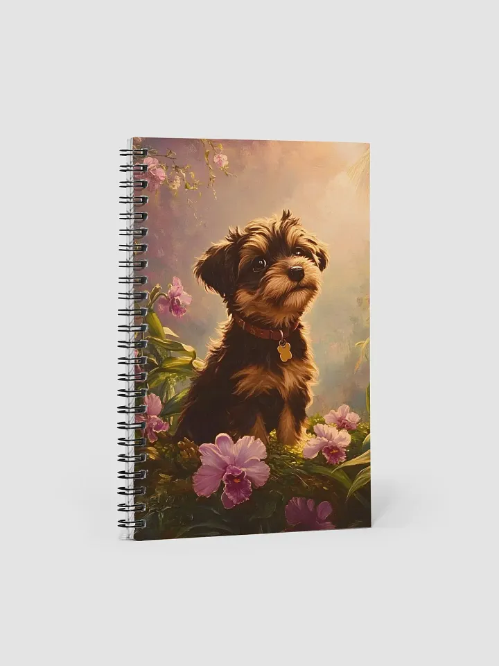 Orchid Canine Spiral Notebook product image (1)
