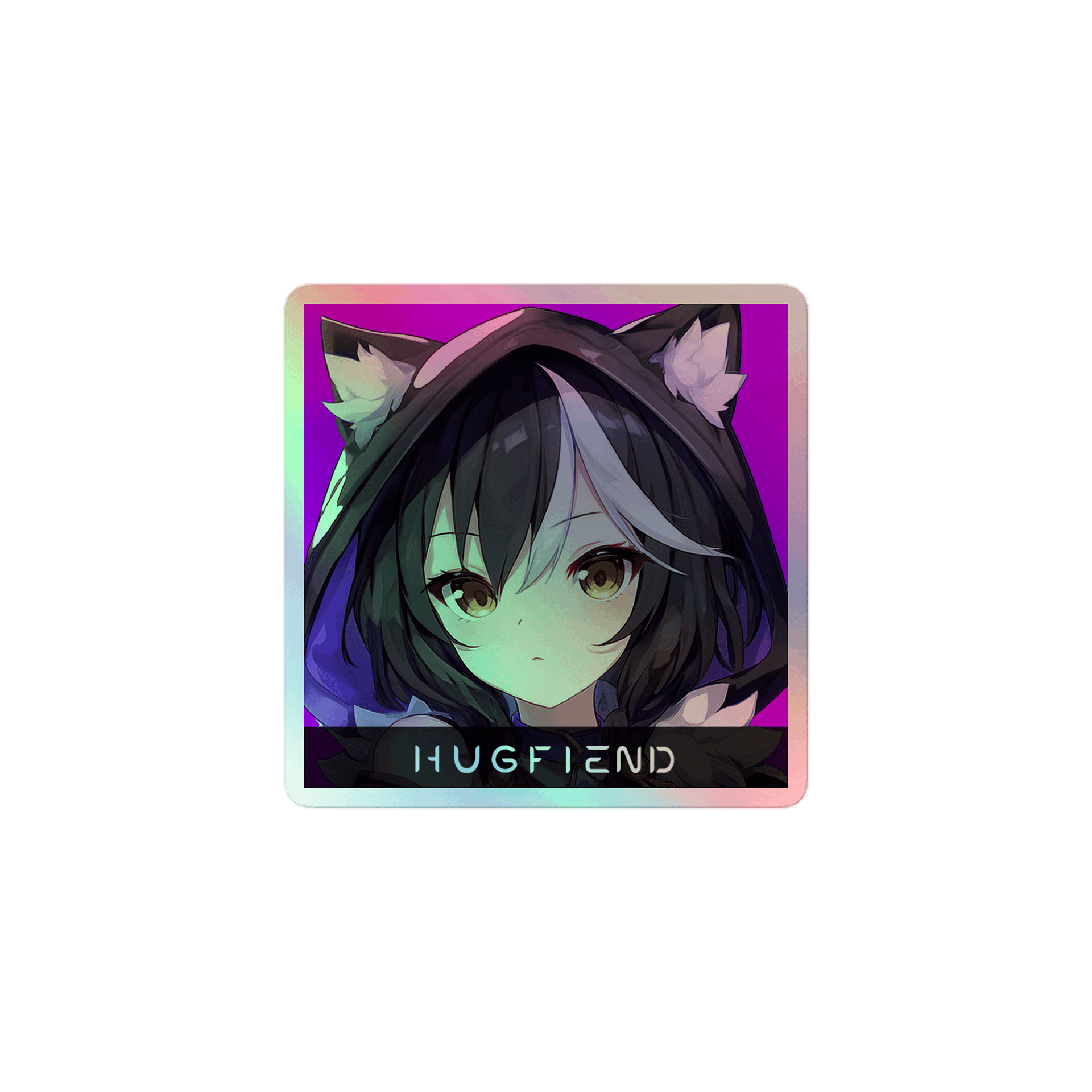 Hugkai: Ube Rail Icon Holographic Sticker product image (1)