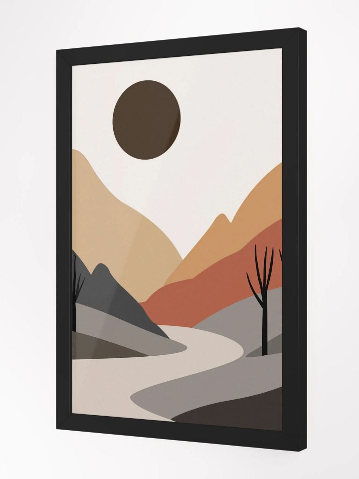 Eco-Friendly Ayous Wood Framed Matte Poster product image (10)