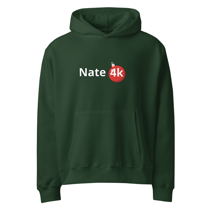 Nate's 4K Green Christmas hoodie product image (1)