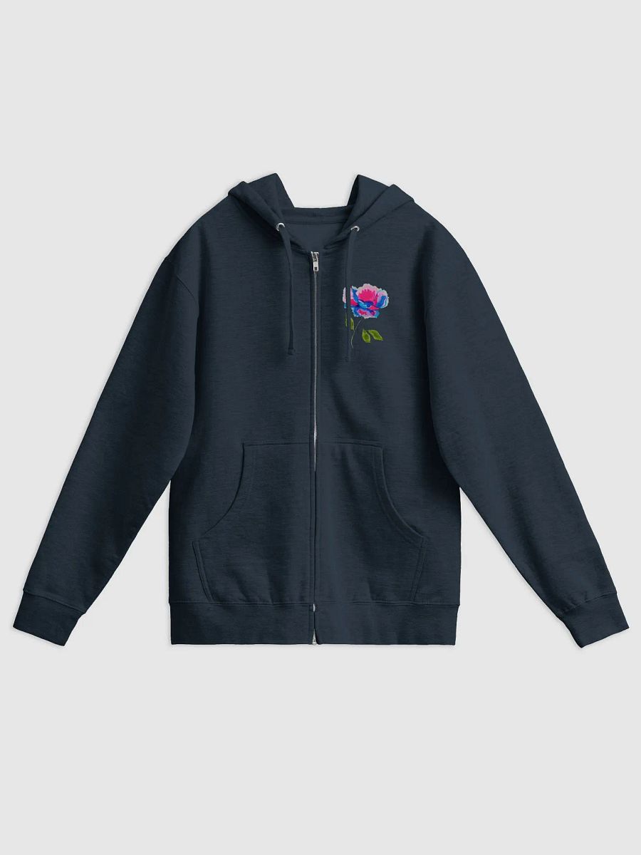 Flower Watercolour Zip Up Hoodie product image (2)