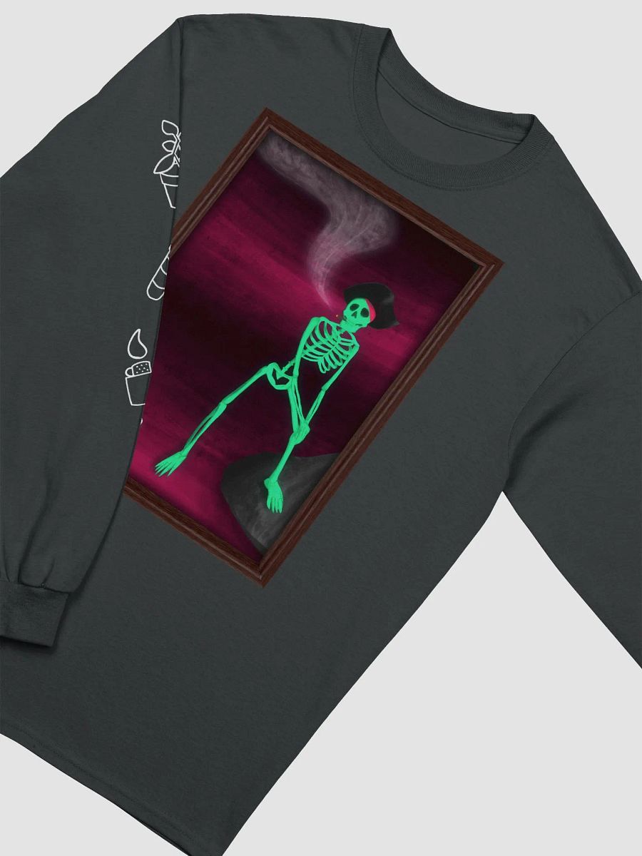 AWESOME SKELETON PAINTING LONG-SLEEVE [BLACK] product image (3)
