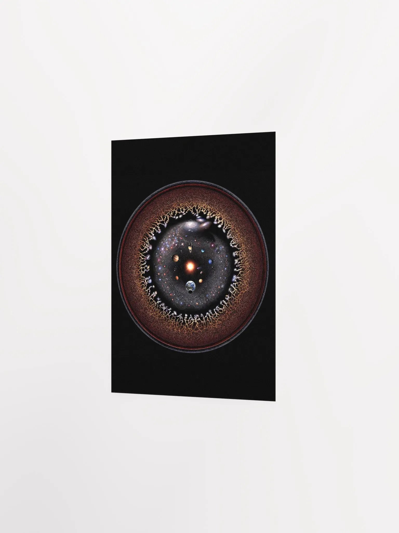 Observable Universe Logarithmic Illustration Poster product image (16)