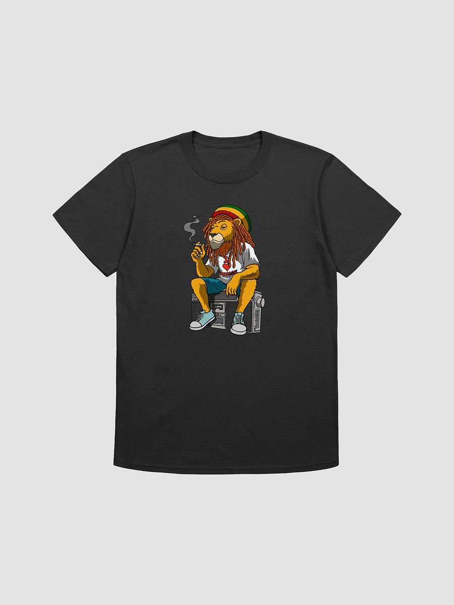 Rasta Lion Unisex Boombox T-Shirt product image (3)