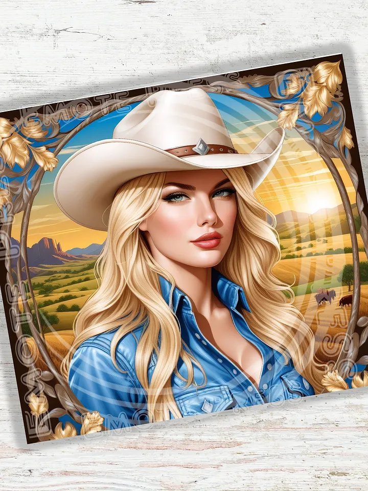 Beautiful Cowgirl 20 oz Stainless Steel Tumbler - V3 product image (2)