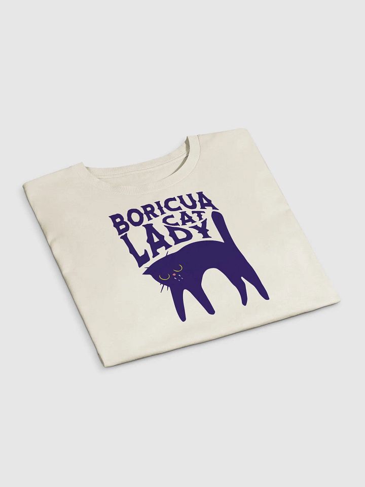 Boricua Cat Lady Crop Top product image (2)