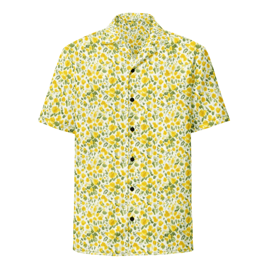 Floral Pattern Buttercup Flowers Hawaiian Shirt product image (1)