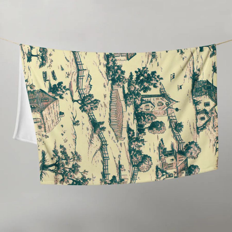Classy Toile On The Farm Blanket product image (21)