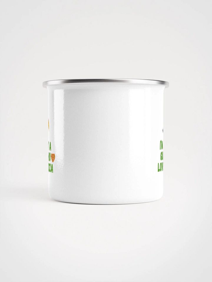 I'm Just a Gull Who Loves Pizza Enamel Mug product image (2)