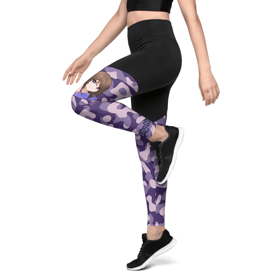 Purple Camo Nova Sports Leggings product image (5)