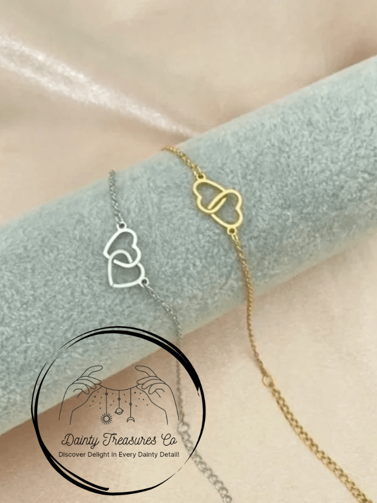 Duo Dainty Heart Bracelet 💕 product image (8)