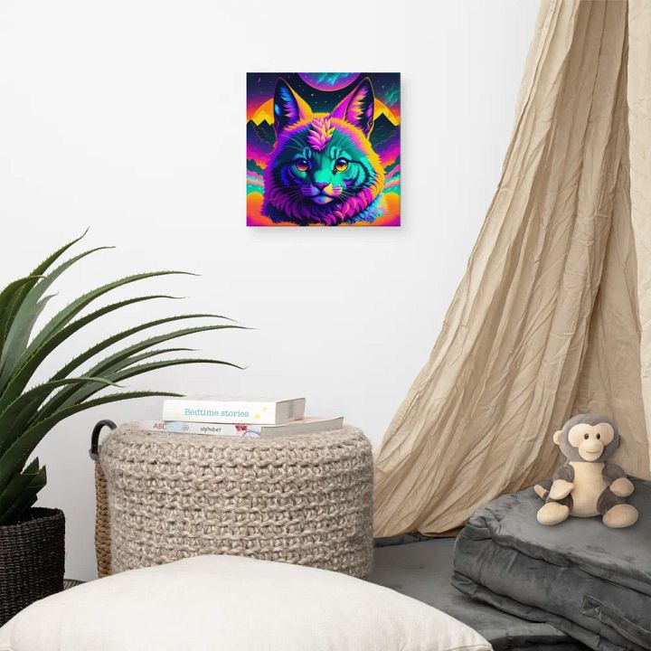Cute Cat Digital Painting - v6 product image (2)