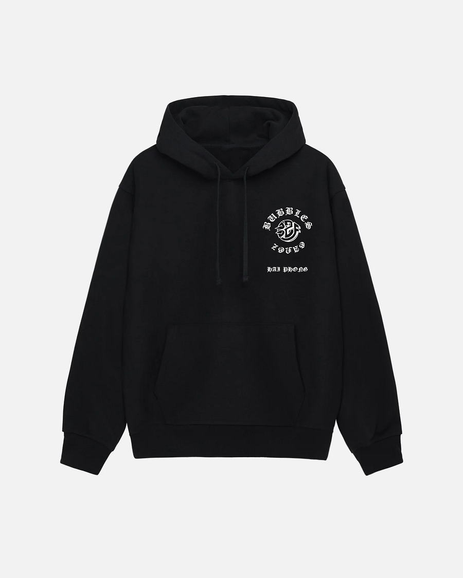 BUBBLESGANGZ HAIPHONG 2.0 HOODIE - BLACK product image (2)