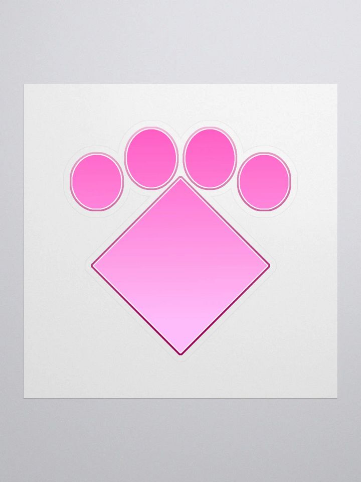 Fuchsia Hint Print Sticker product image (1)
