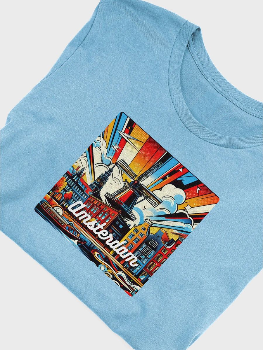 Bella+Canvas Supersoft T-Shirt | AI design amsterdam city product image (5)