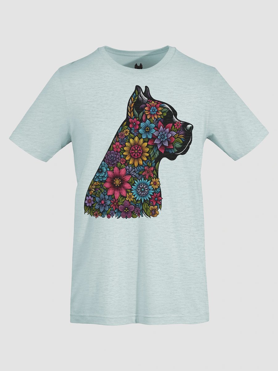 Vibrant Floral Cane Corso T-Shirt Design product image (28)