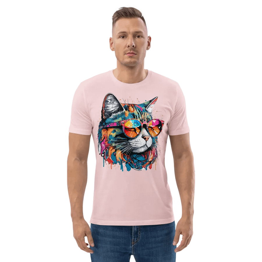 Colorsplash Hippie Katze 8 , Shirt product image (2)