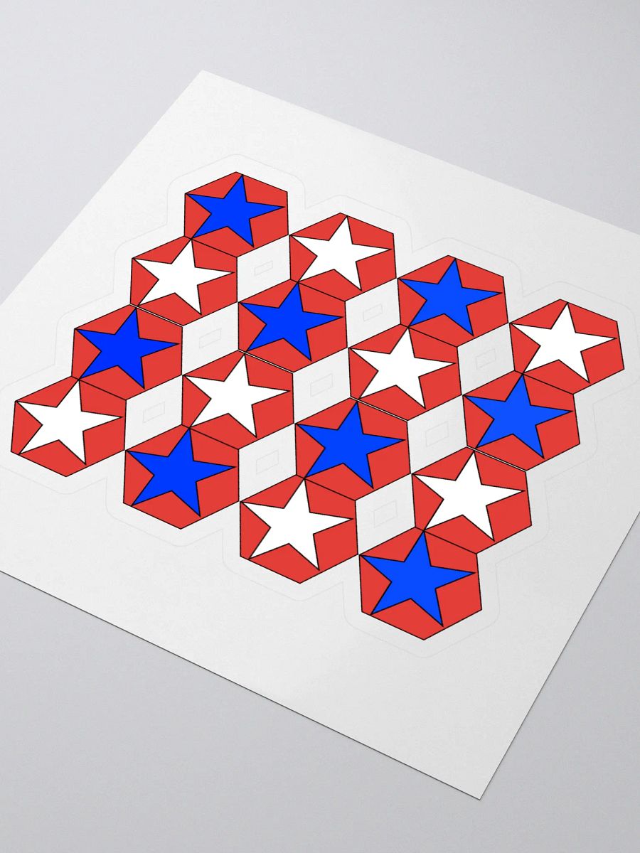 Stars Within Hexagons - Geometrical Design Sticker product image (3)