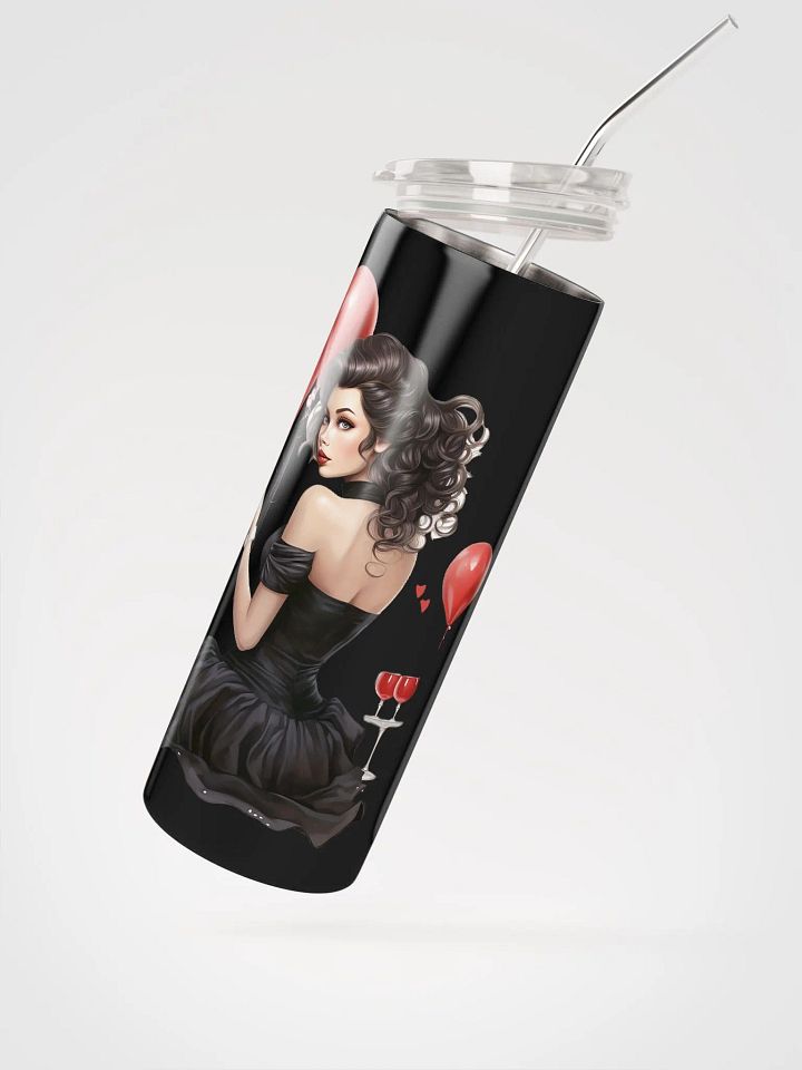 Vintage Valentine Woman Stainless Steel Tumbler: A Timeless Love Gift! product image (2)