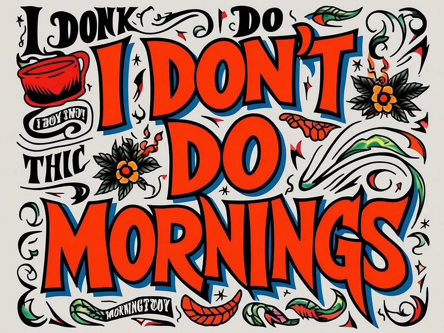 Vibrant Morning Hater Tumbler product image (2)