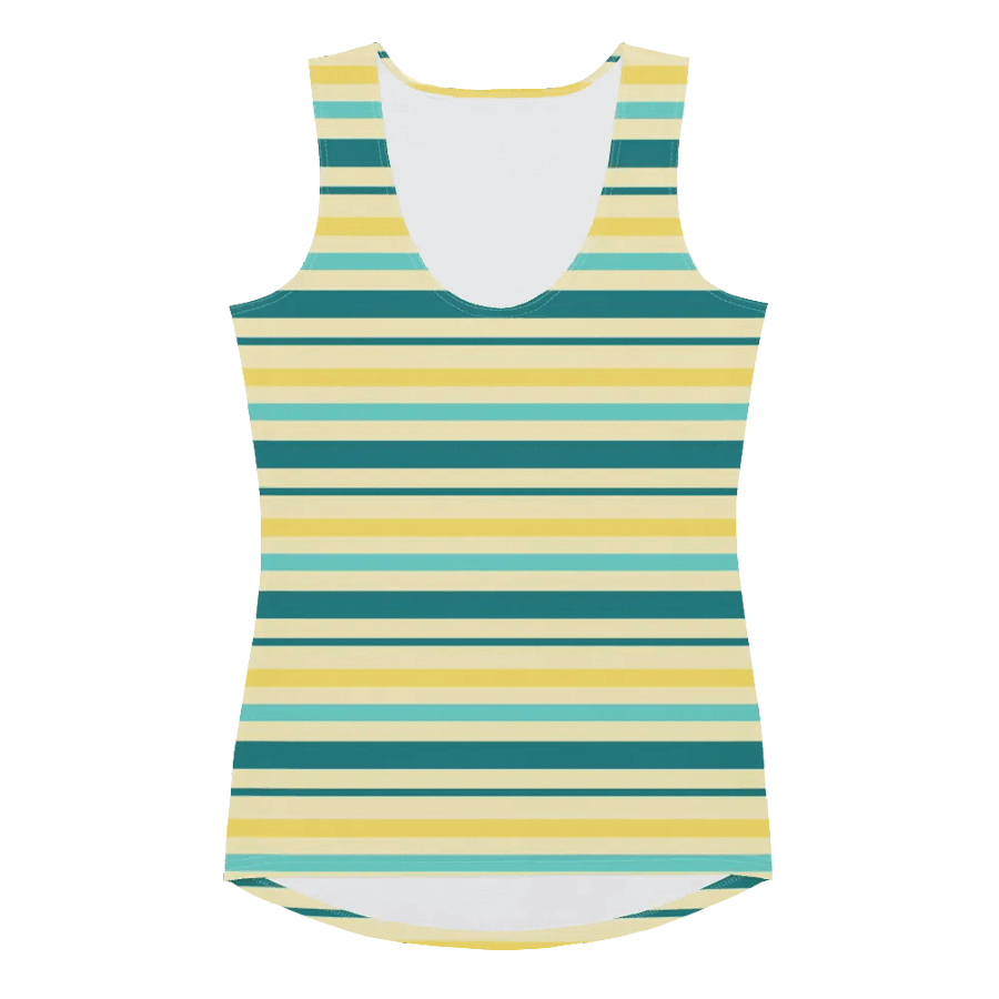 Key Lime Stripes Women's Tank Top product image (3)