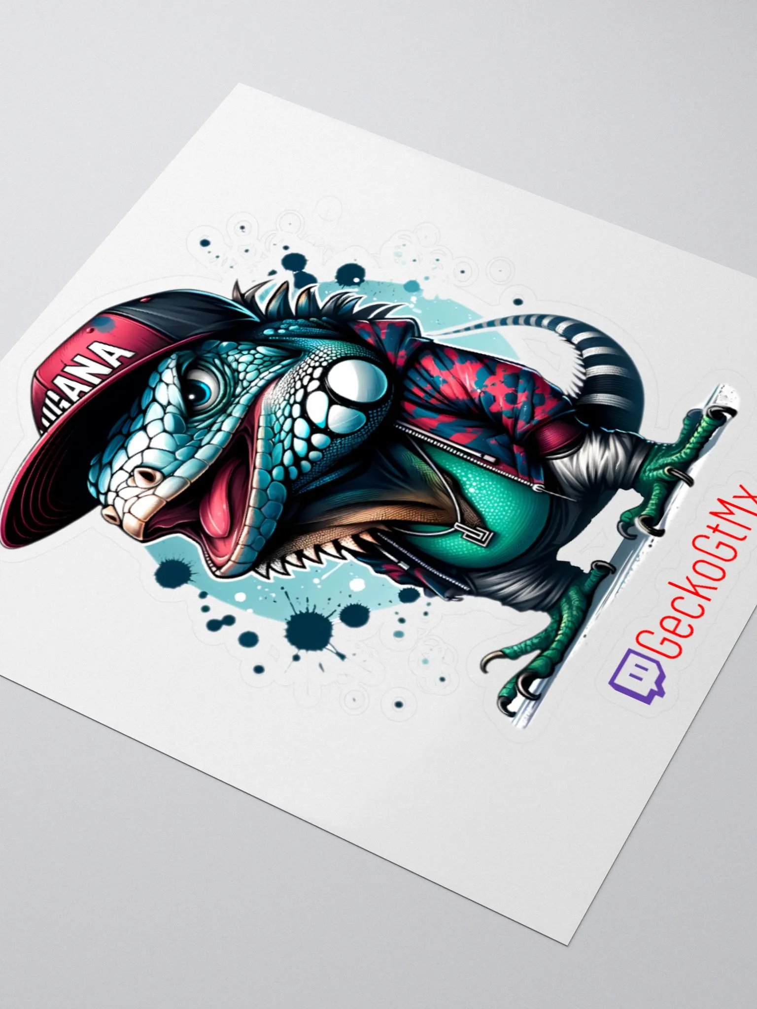 Urban Iguana Kiss Cut Stickers product image (9)