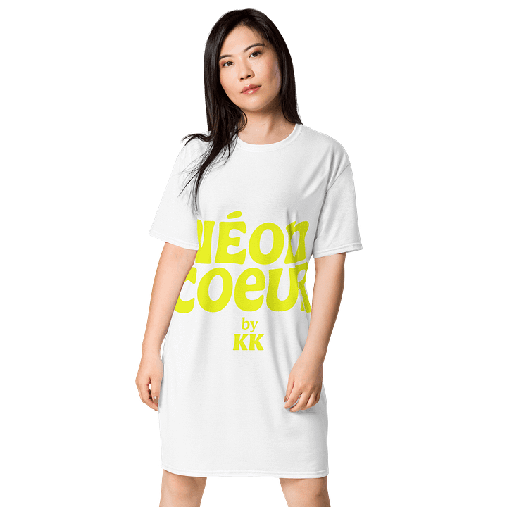 NÉON COEUR Oversized Sleep T-Shirt – by KK product image (1)