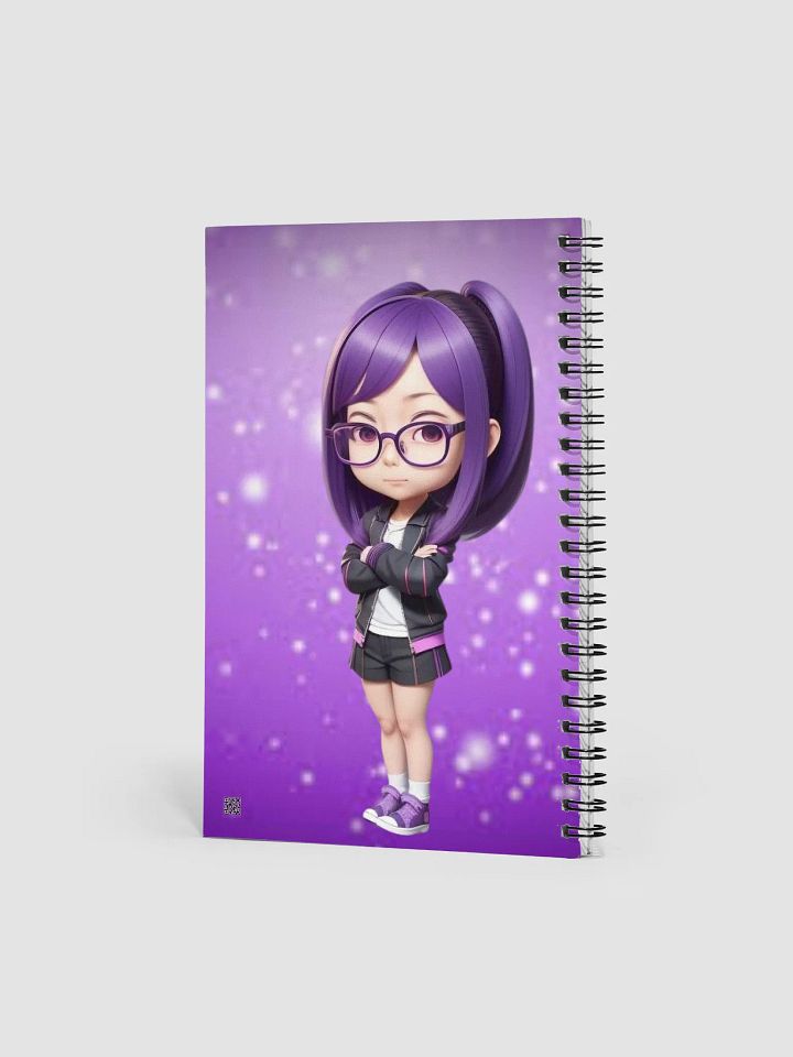(PURPLE CHIBI) K Spiral Notebook product image (2)