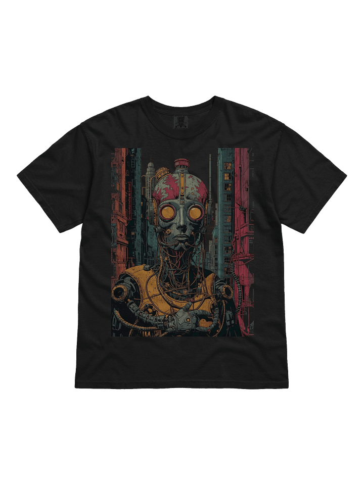 Dystopian Cyborg Punk Heavyweight T-Shirt product image (1)