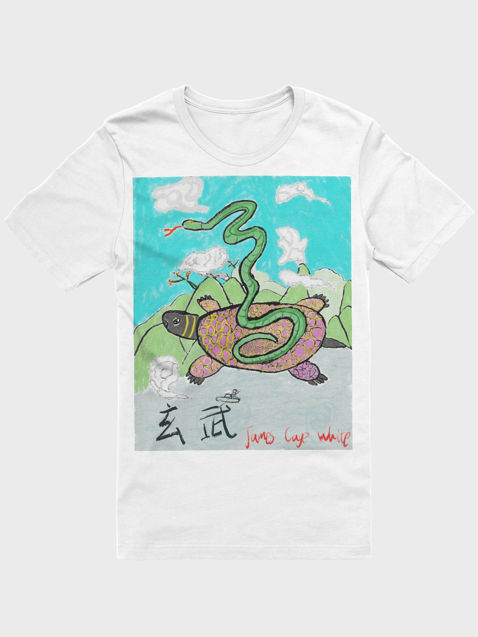 Bella+Canvas Supersoft T-Shirt: snake and turtle product image (6)