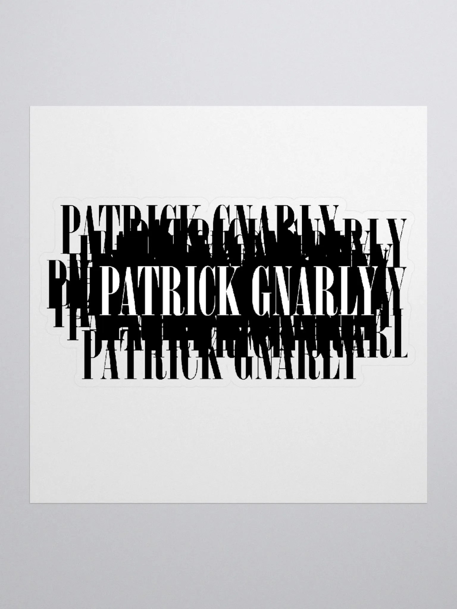 Patrick Gnarly Stamp Sticker product image (1)