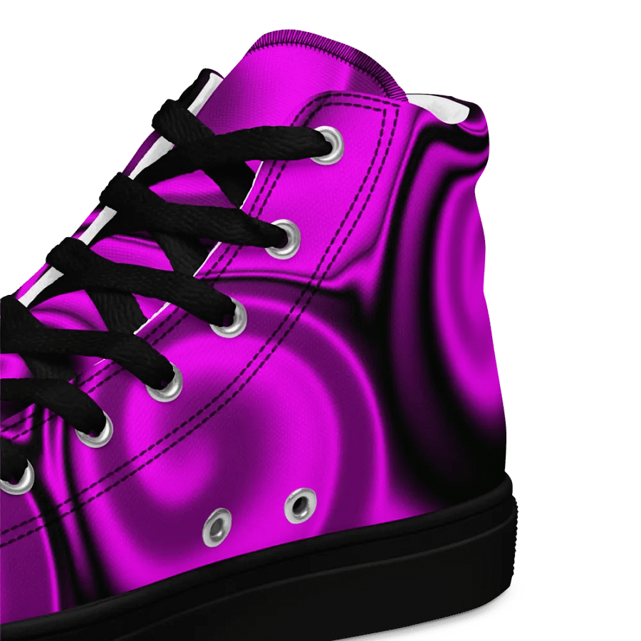 magenta swirledhigh top canvas shoes (womens) product image (10)