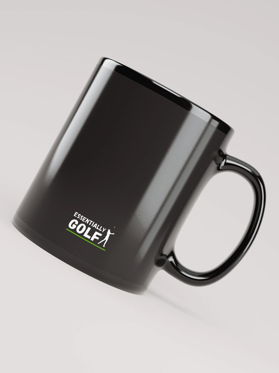 ‘Links Lattte’ Black Glossy Mug product image (6)