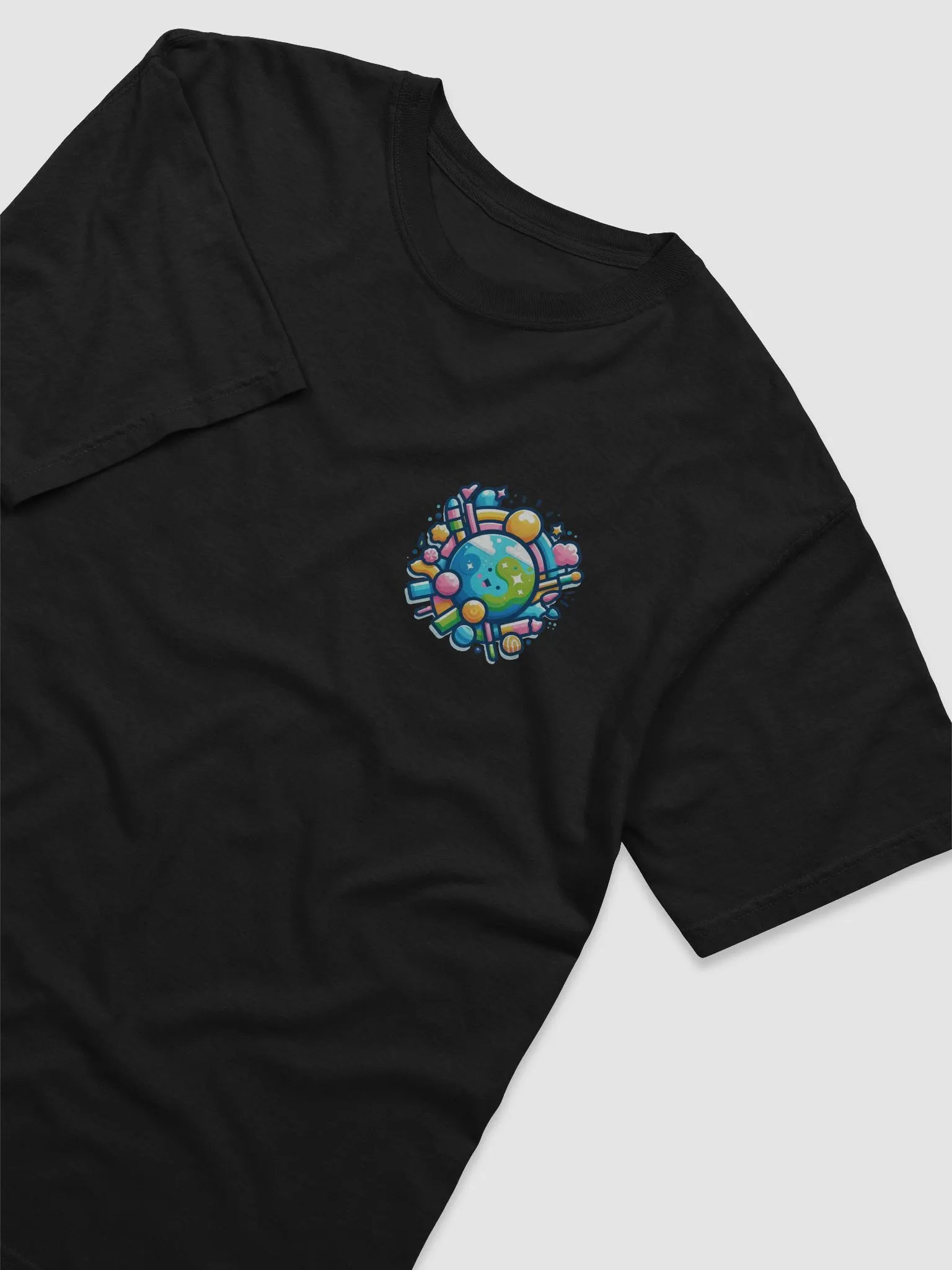 Happy Earth Cartoon T-Shirt product image (25)