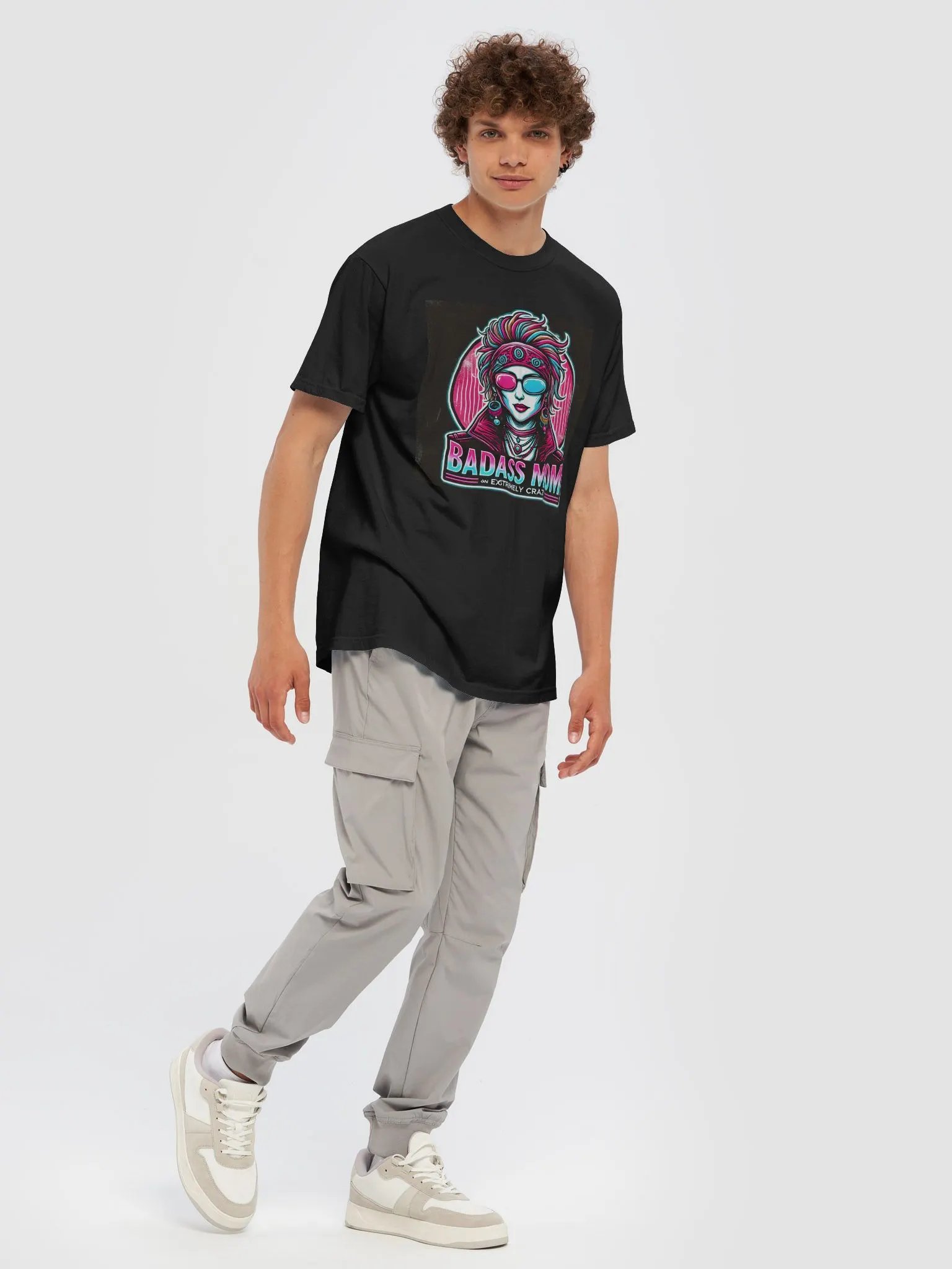 Badass Mom Neon Rebellion T-Shirt product image (26)